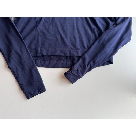 LULULEMON Ceremony Deep Indigo French Terry Hooded Sweatshirt, Size S - Picture 11 of 14